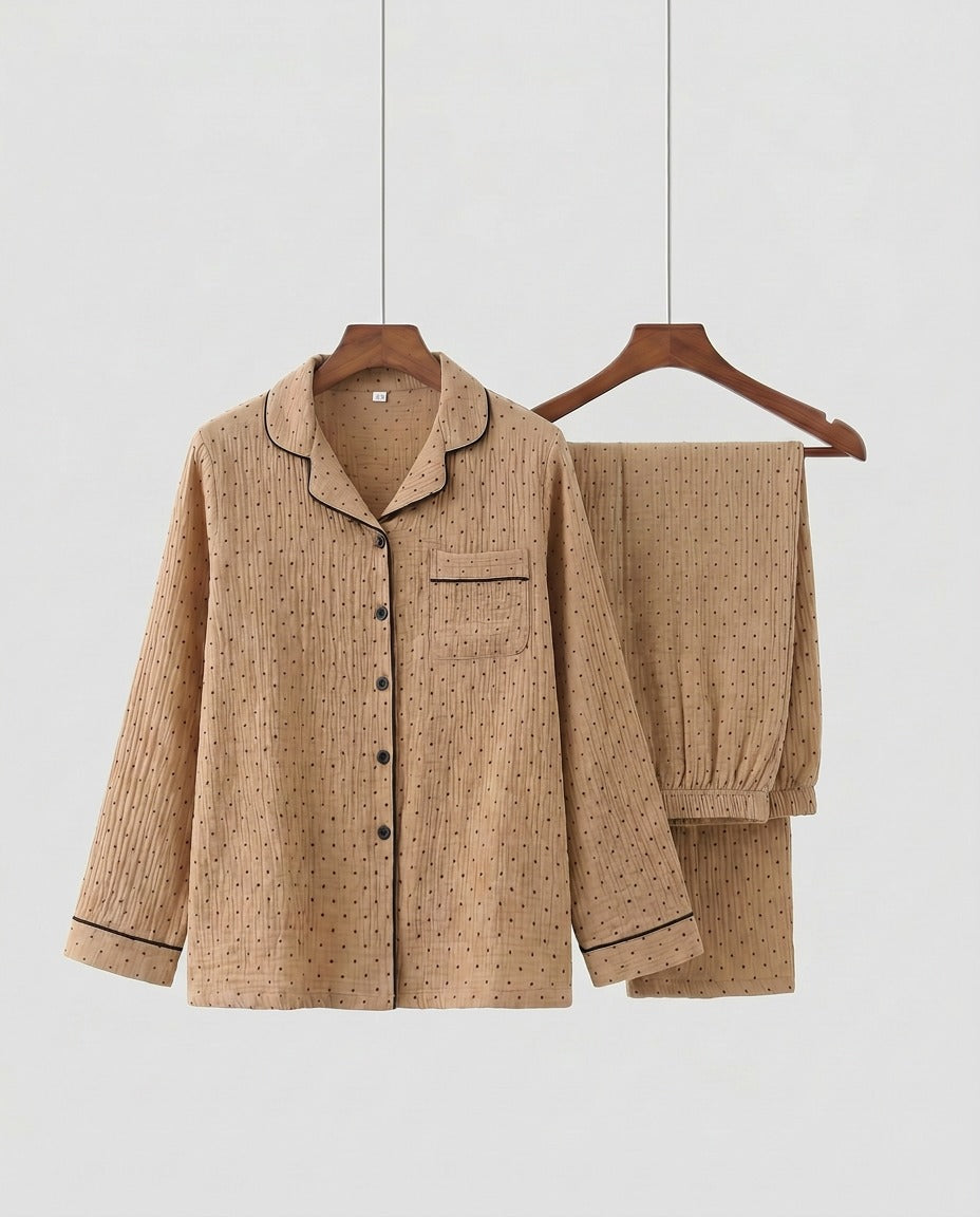 Muslin Dot Pajama Set