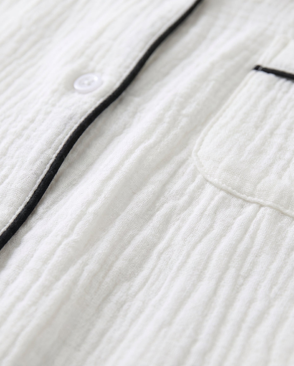 Lara Long-Sleeve Muslin Pajama Set