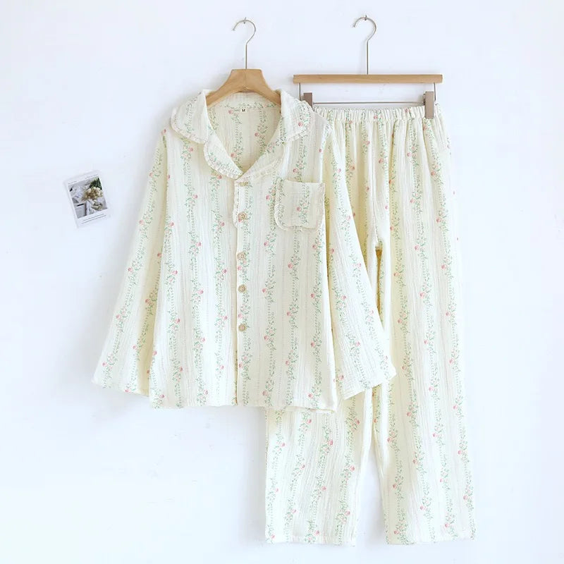 Bloom Muslin Pajama Set