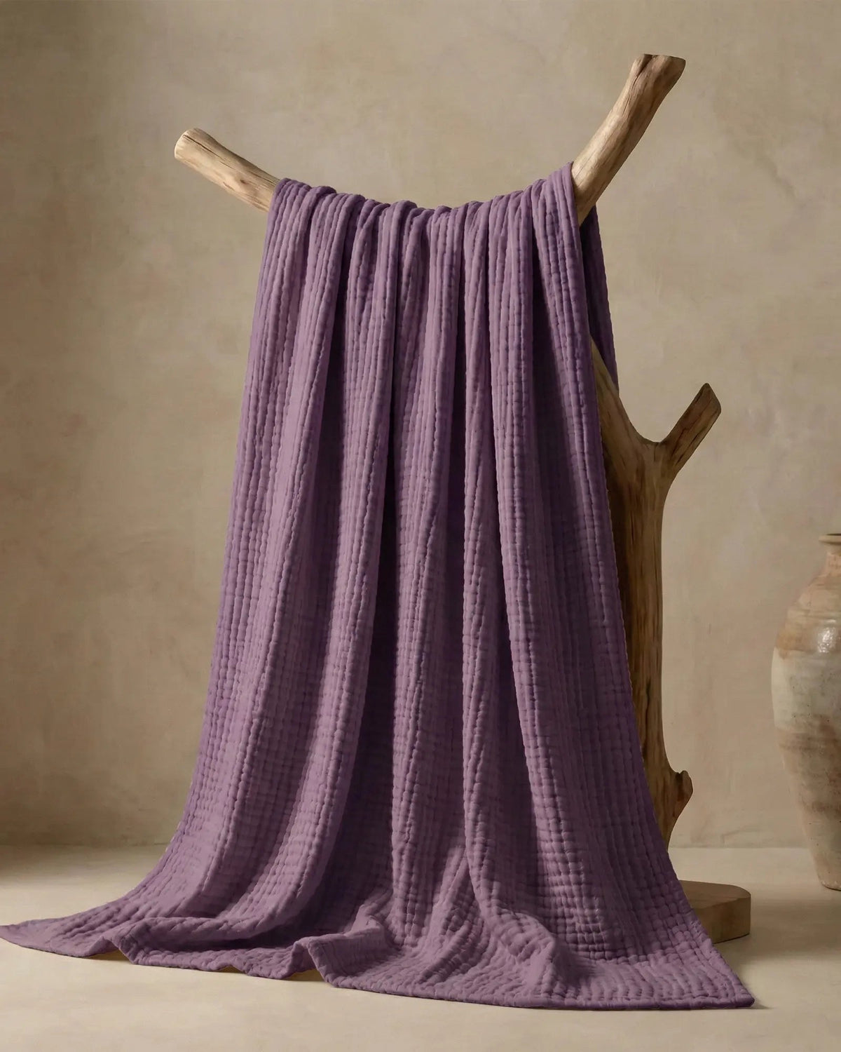 The Boreal Monogrammed Muslin Blanket