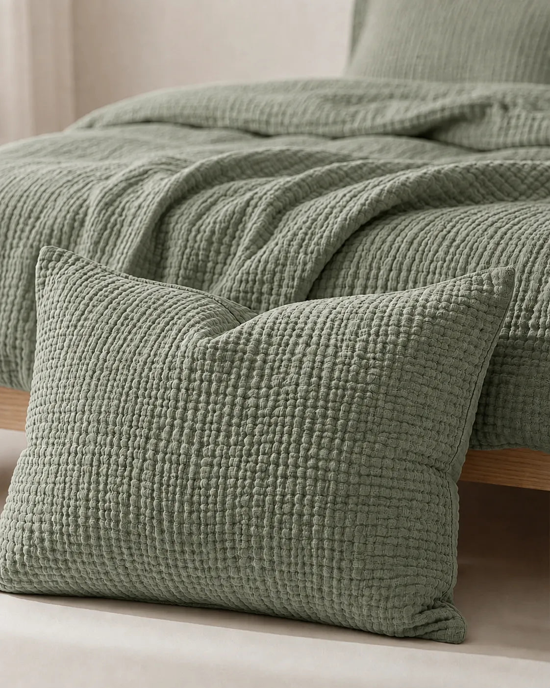 The Boreal Muslin Bed Set – 4-Piece