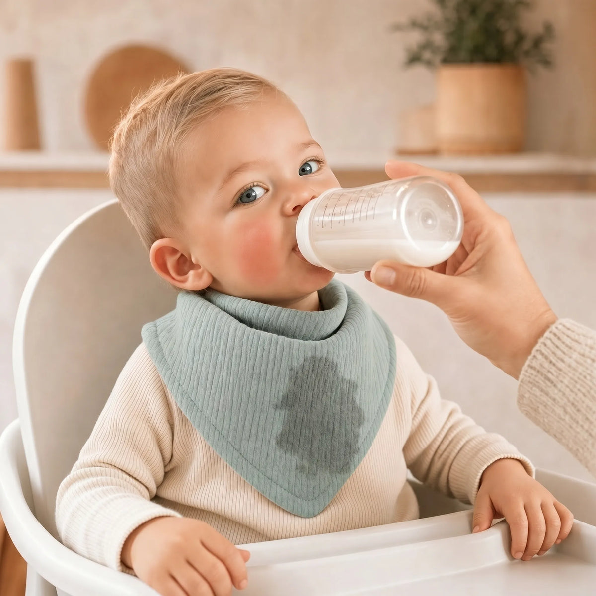The Boreal Muslin Baby Bibs