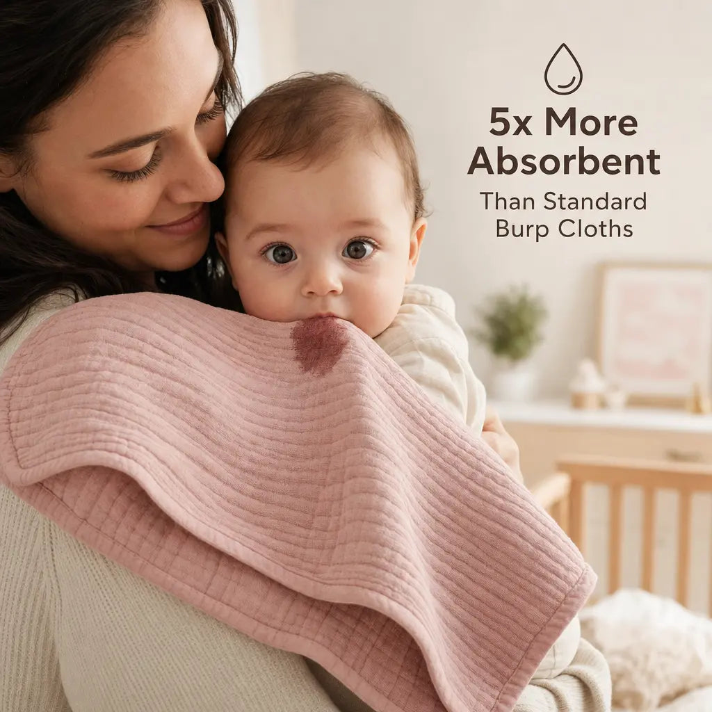 The Boreal Muslin Burp Cloths