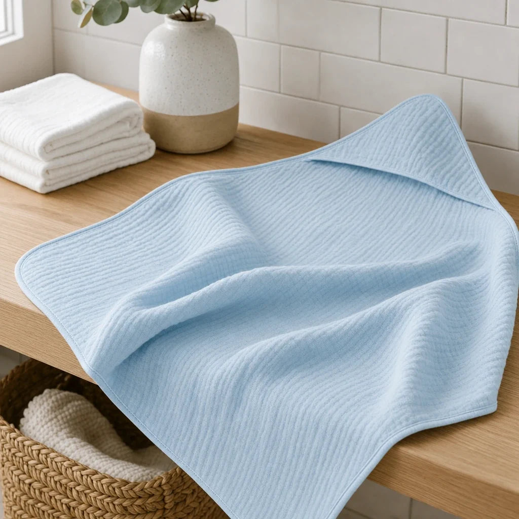 The Boreal Muslin Hooded Towel