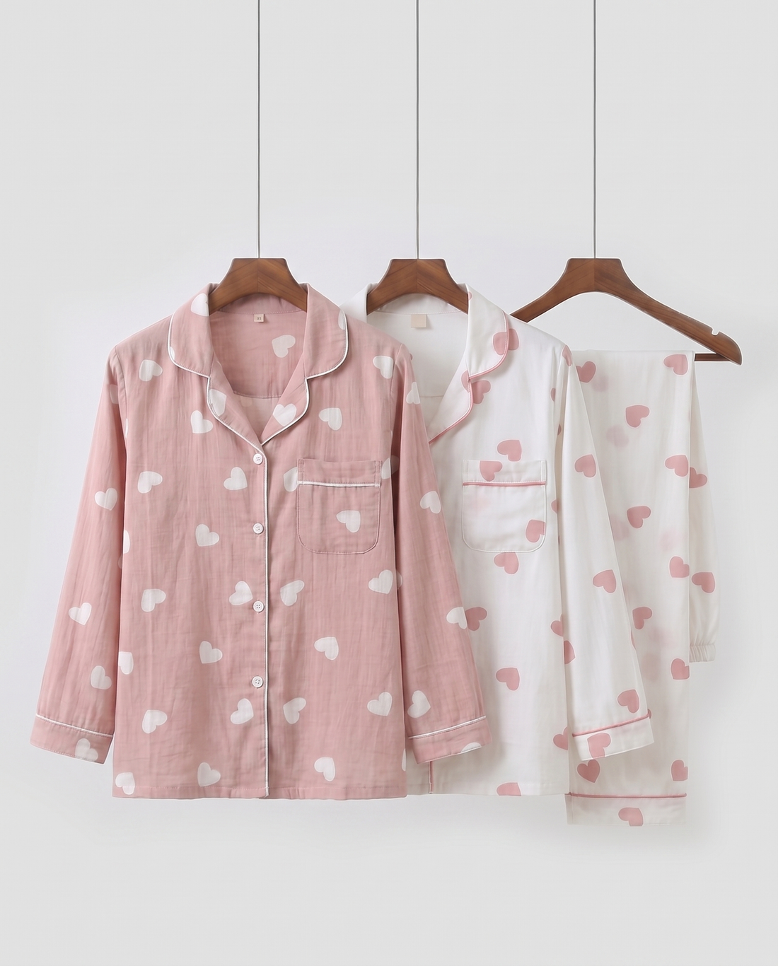 Heartline Cotton Pajama Set