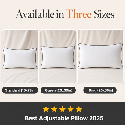 The Boreal Adjustable Pillow Set – 2-Pack