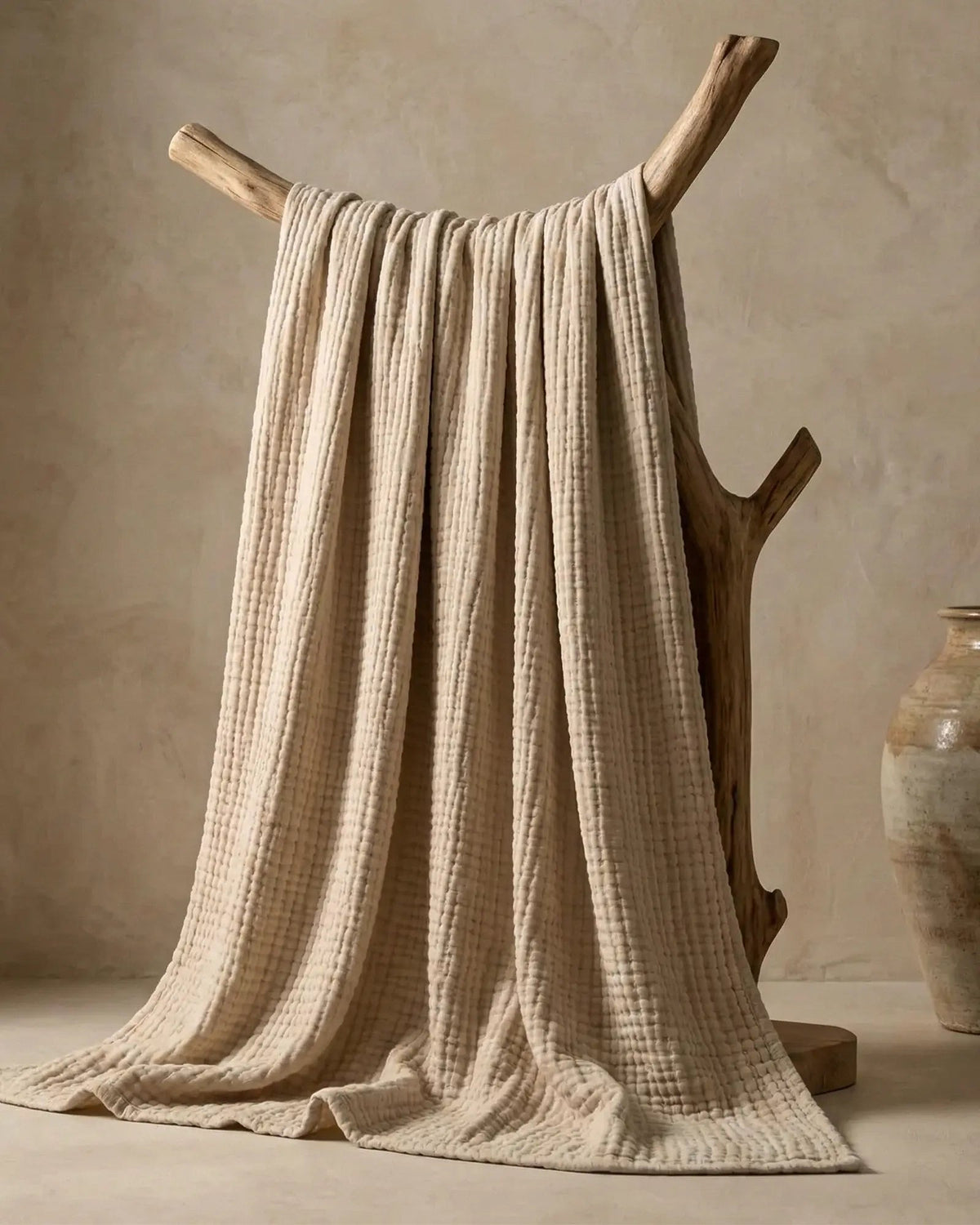 The Boreal Monogrammed Muslin Blanket