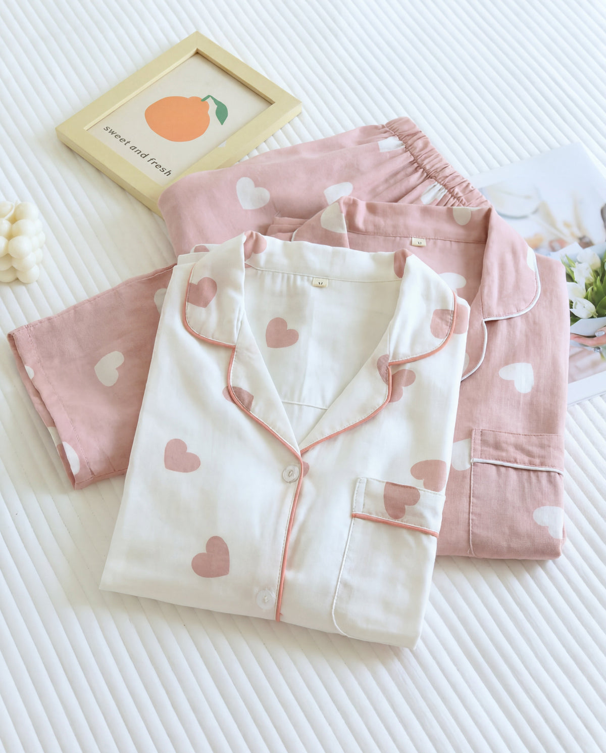 Heartline Cotton Pajama Set