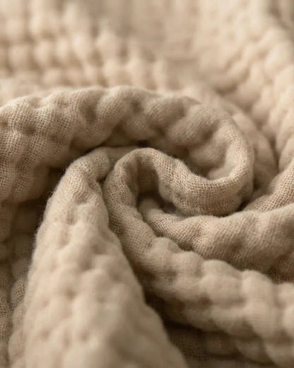 The Boreal Monogrammed Muslin Blanket