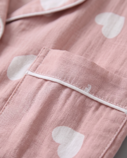 Heartline Cotton Pajama Set