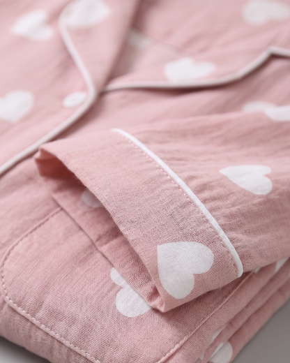 Heartline Cotton Pajama Set