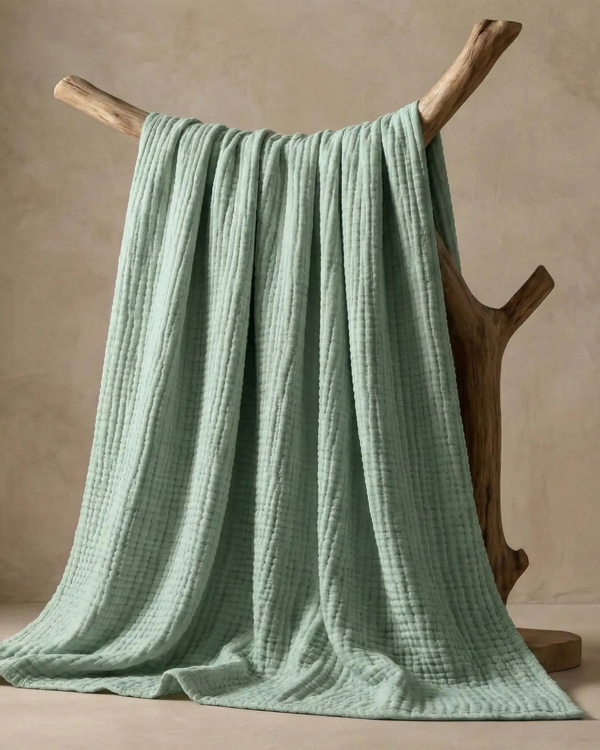 The Boreal Monogrammed Muslin Blanket