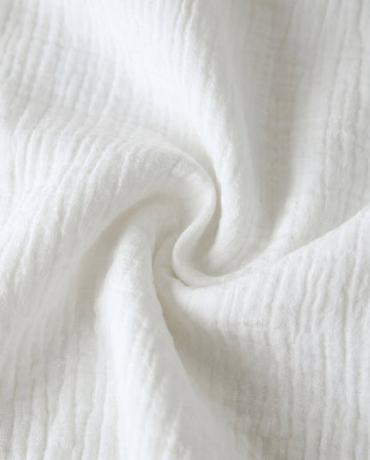 Lara Long-Sleeve Muslin Pajama Set