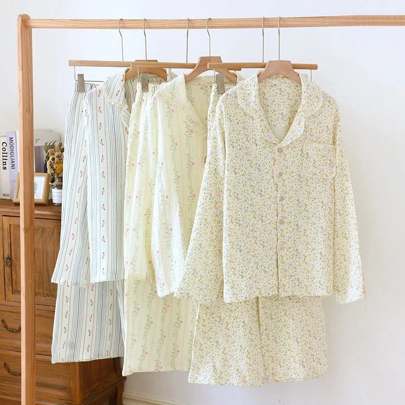 Bloom Muslin Pajama Set