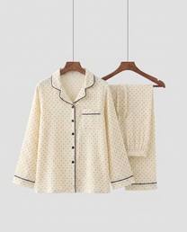 Muslin Dot Pajama Set