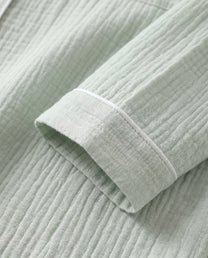 Lara Long-Sleeve Muslin Pajama Set