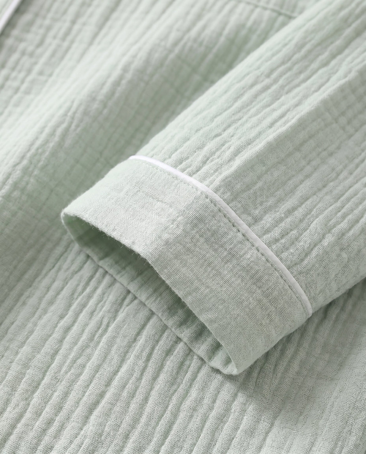 Lara Long-Sleeve Muslin Pajama Set
