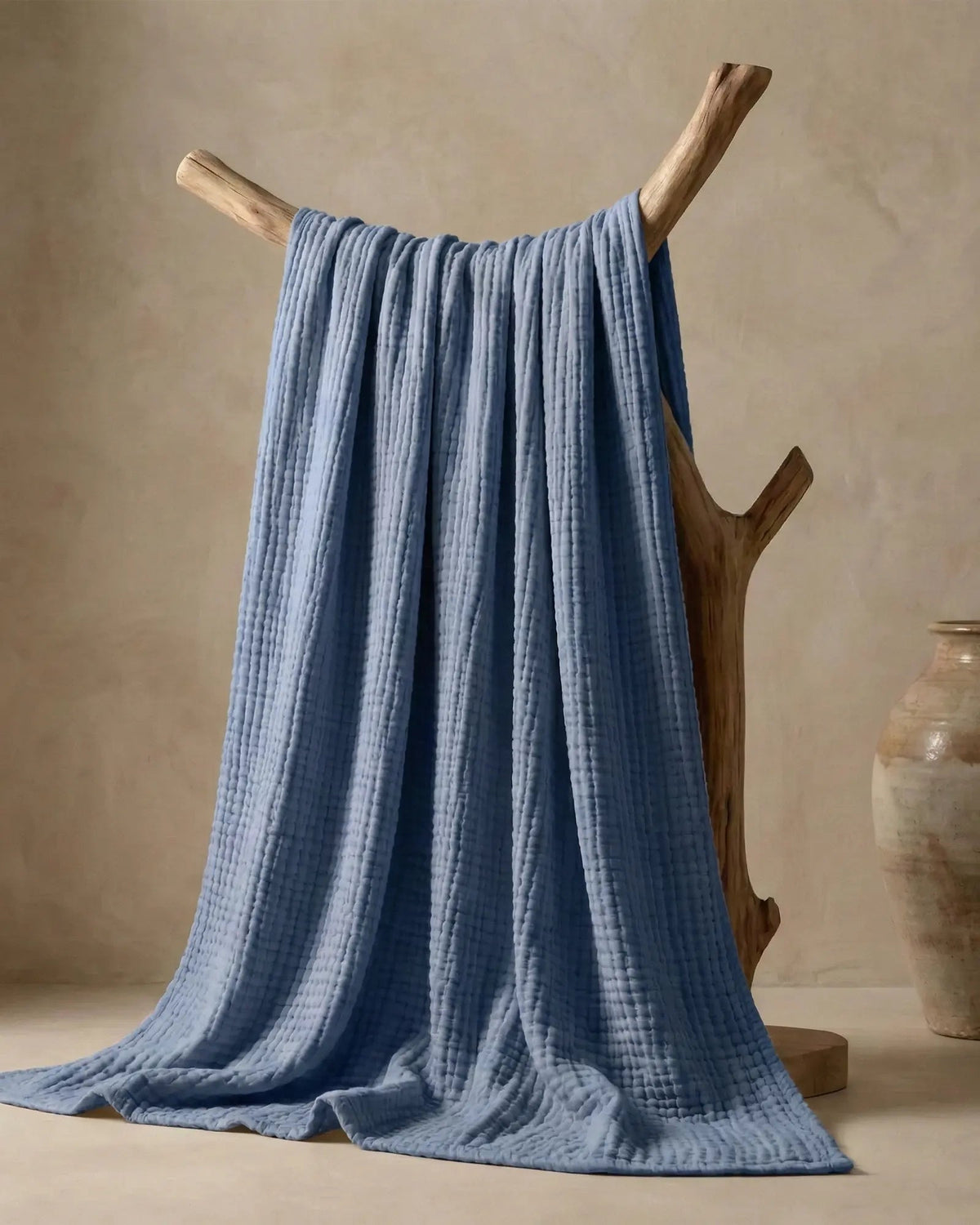 The Boreal Monogrammed Muslin Blanket