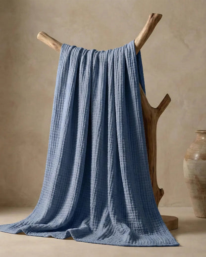 The Boreal Monogrammed Muslin Blanket