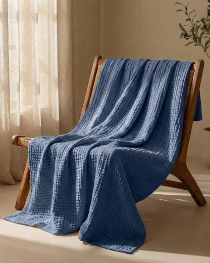 The Boreal Monogrammed Muslin Blanket