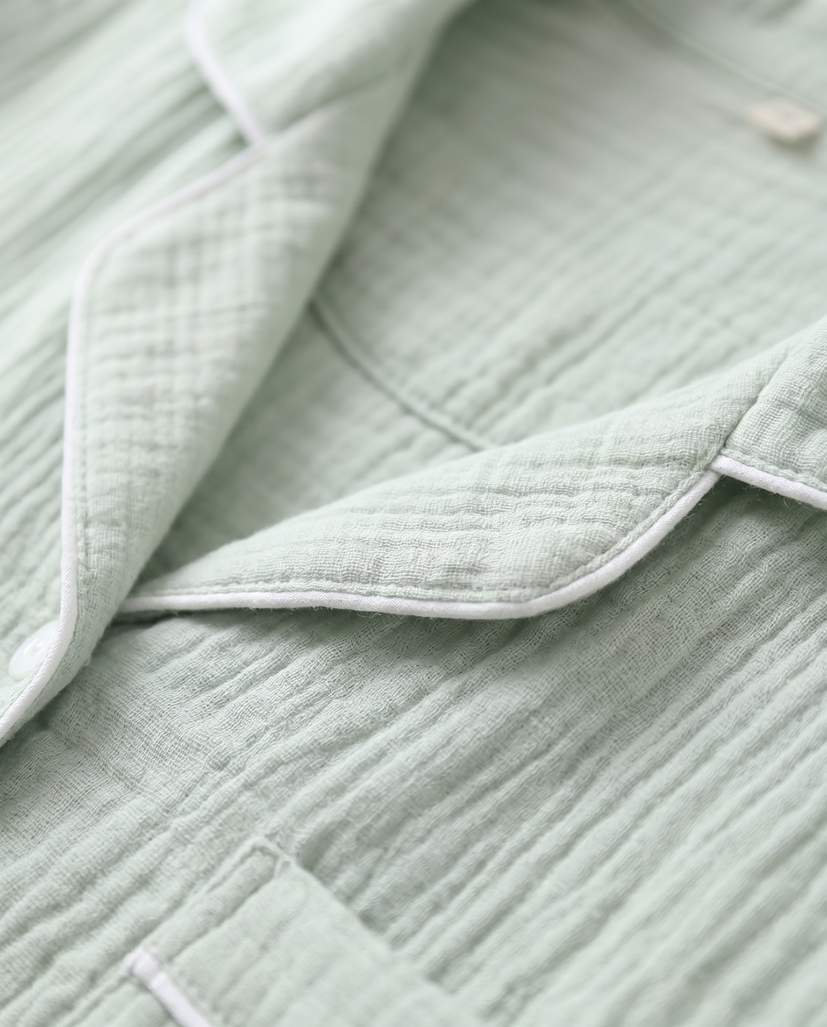 Lara Long-Sleeve Muslin Pajama Set