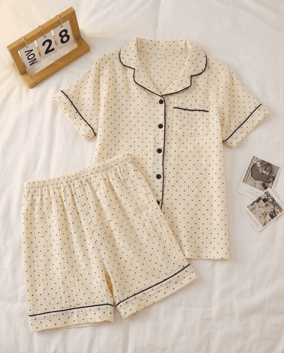 Muslin Dot Pajama Set