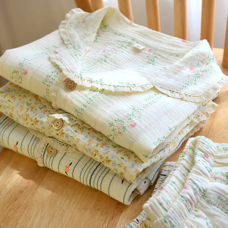Bloom Muslin Pajama Set