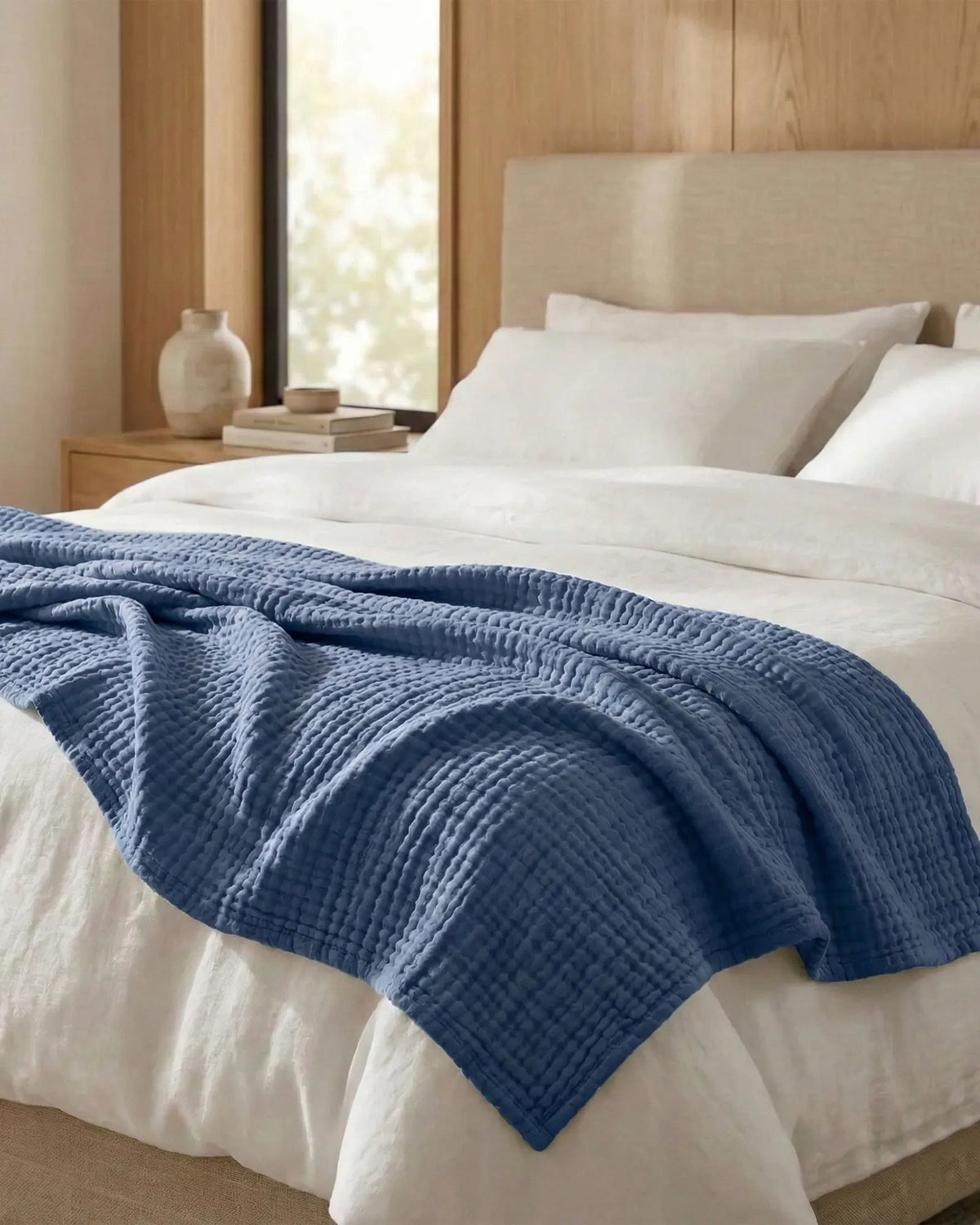 The Boreal Monogrammed Muslin Blanket