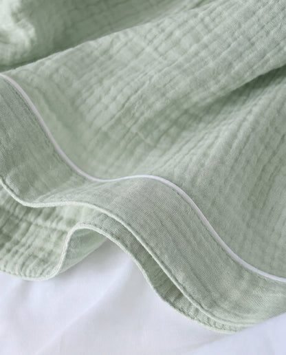 Lara Long-Sleeve Muslin Pajama Set