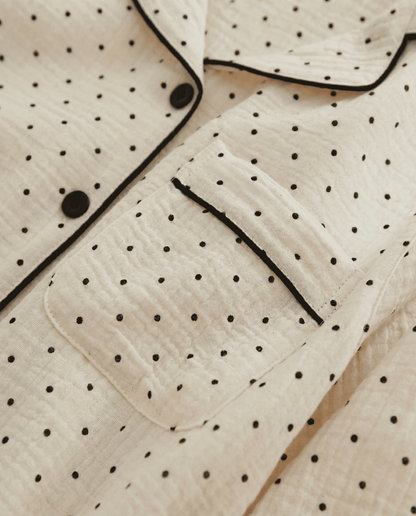 Muslin Dot Pajama Set