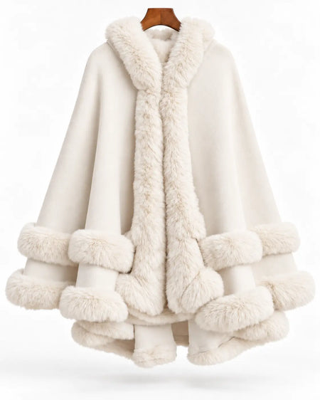 The Boreal Plush Drape Shawl
