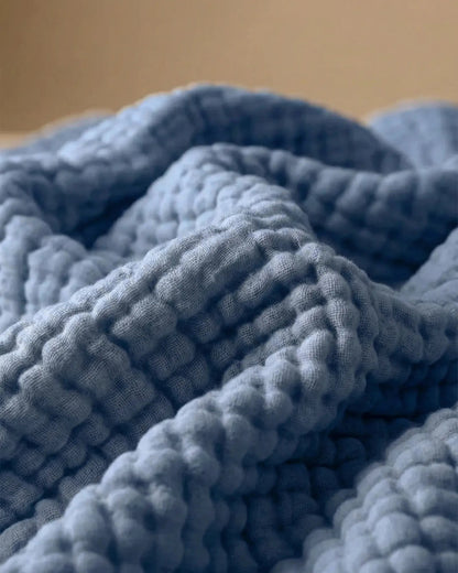 The Boreal Monogrammed Muslin Blanket