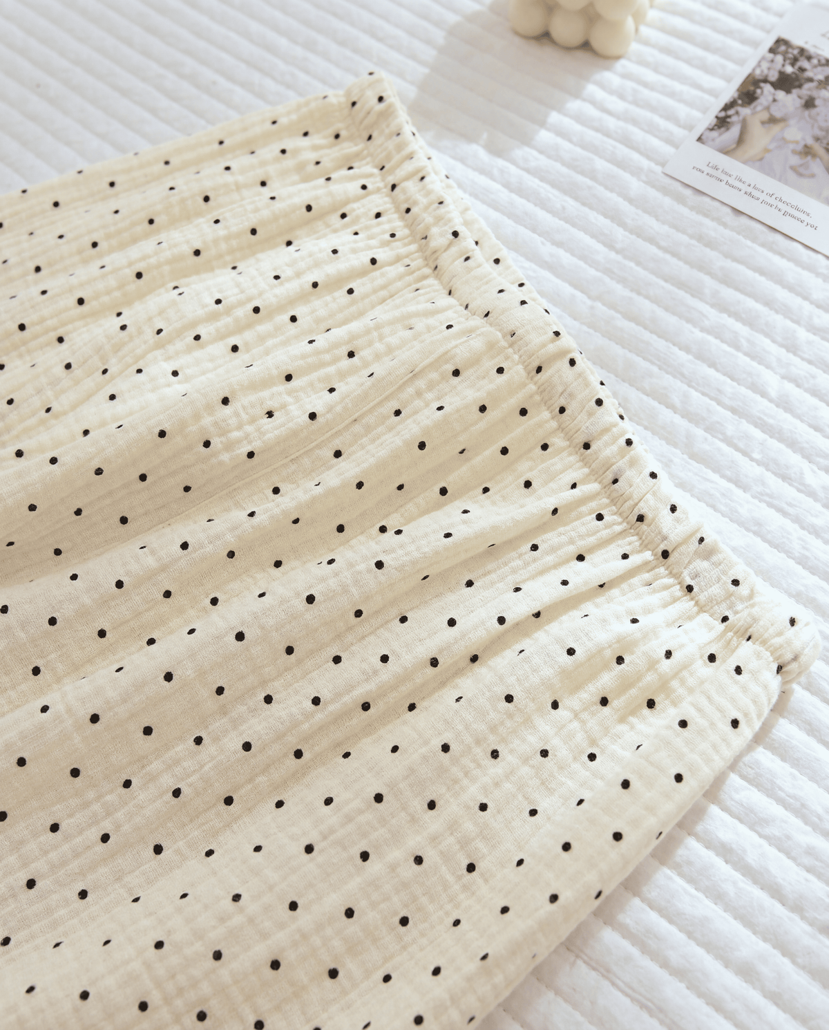Muslin Dot Pajama Set