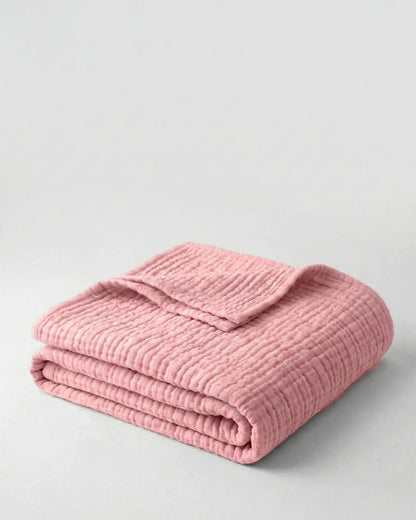 The Boreal Monogrammed Muslin Blanket