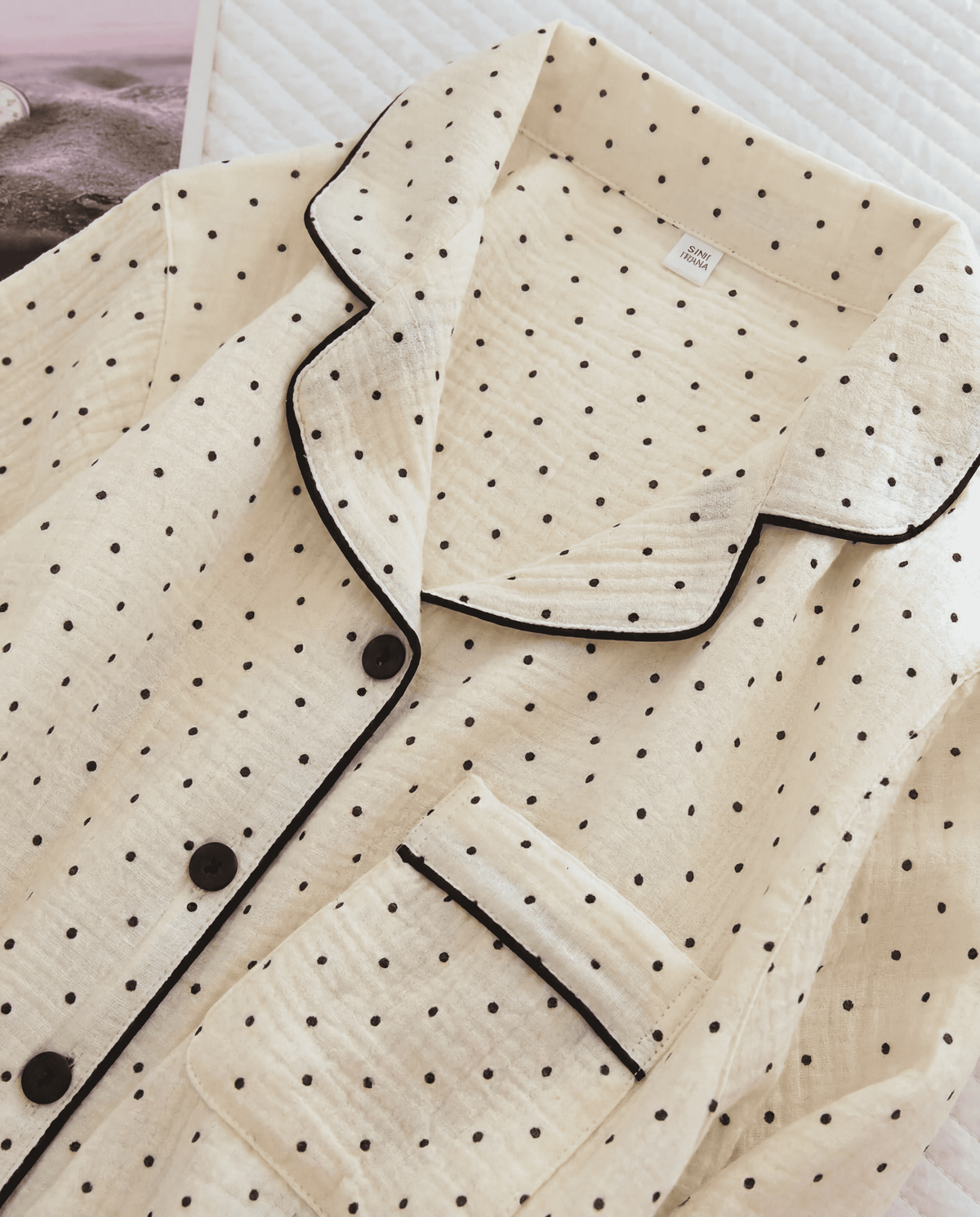 Muslin Dot Pajama Set
