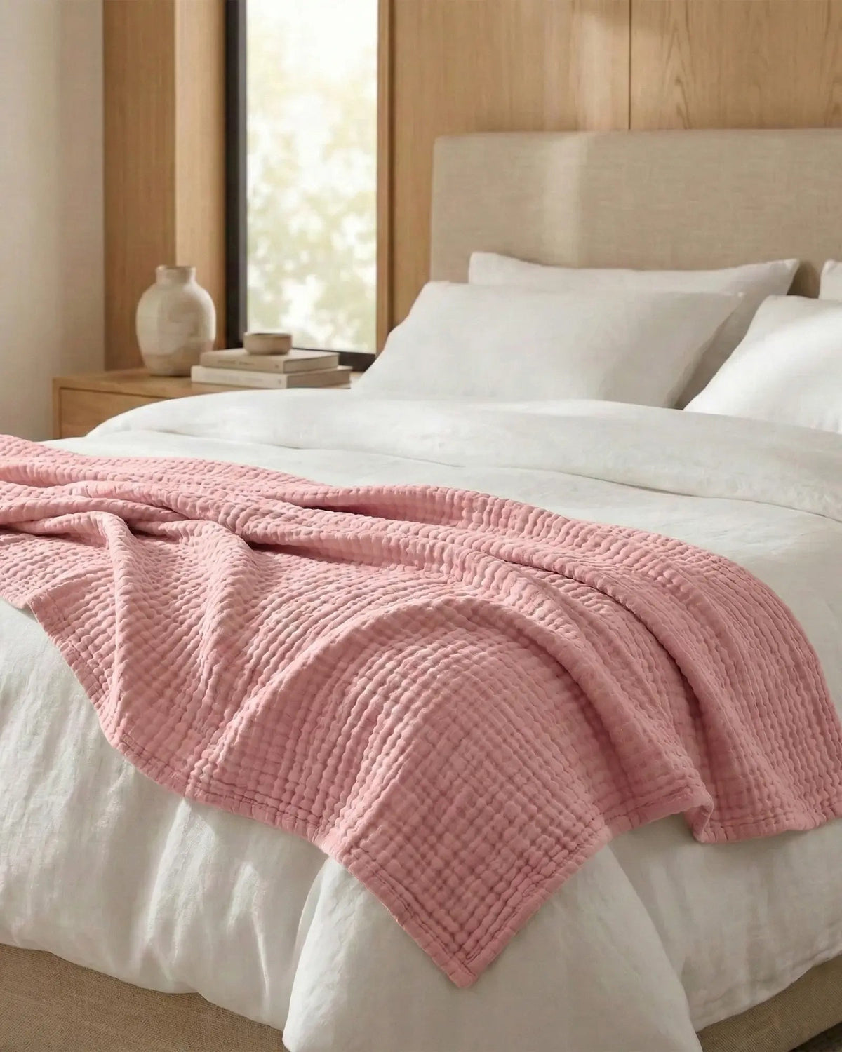 The Boreal Monogrammed Muslin Blanket