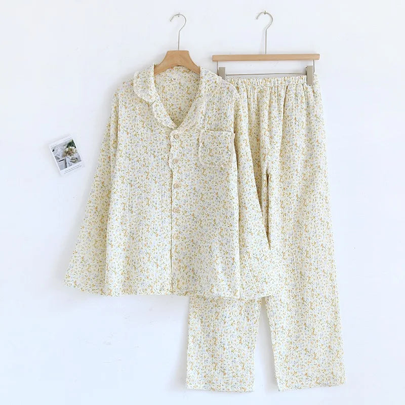 Bloom Muslin Pajama Set