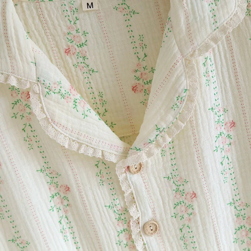 Bloom Muslin Pajama Set
