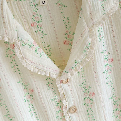Bloom Muslin Pajama Set