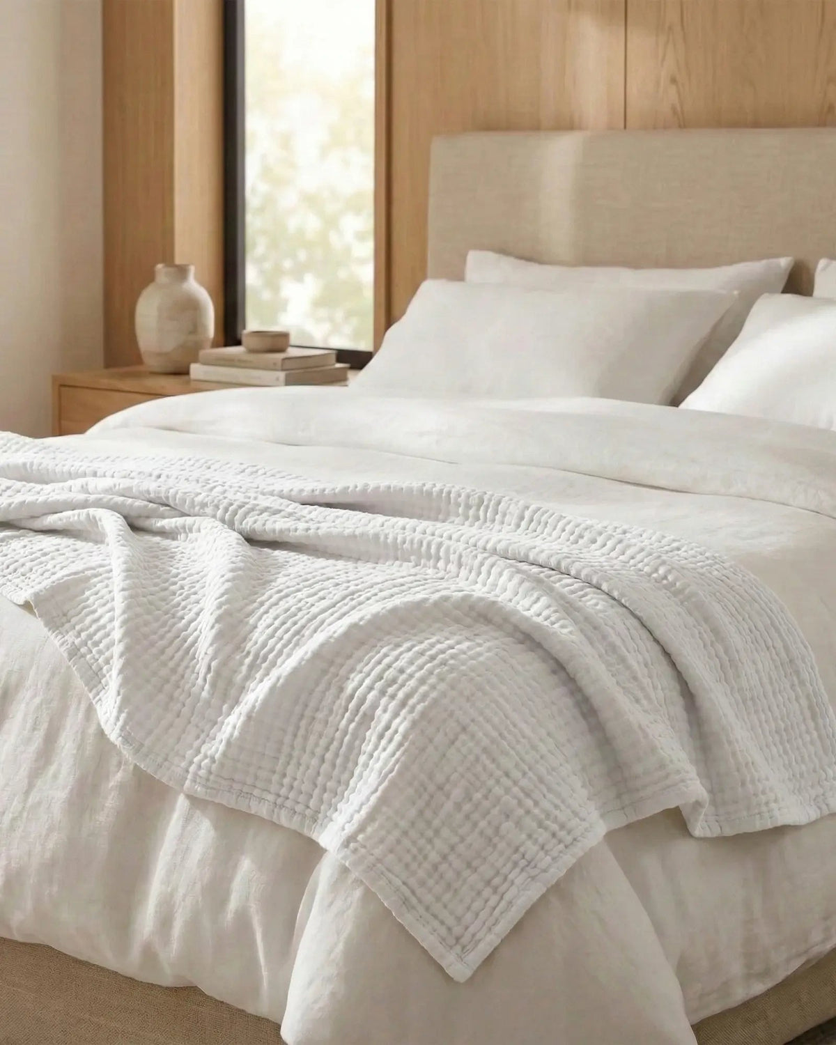 The Boreal Monogrammed Muslin Blanket