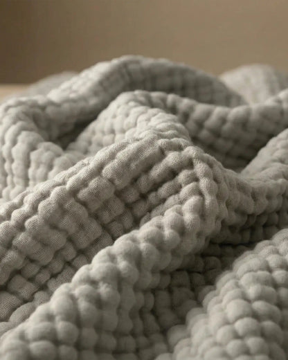 The Boreal Monogrammed Muslin Blanket