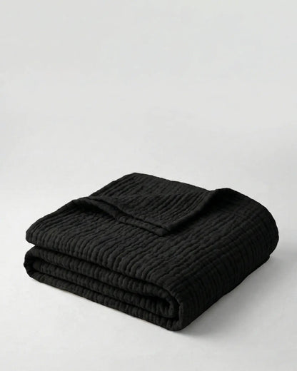 The Boreal Monogrammed Muslin Blanket