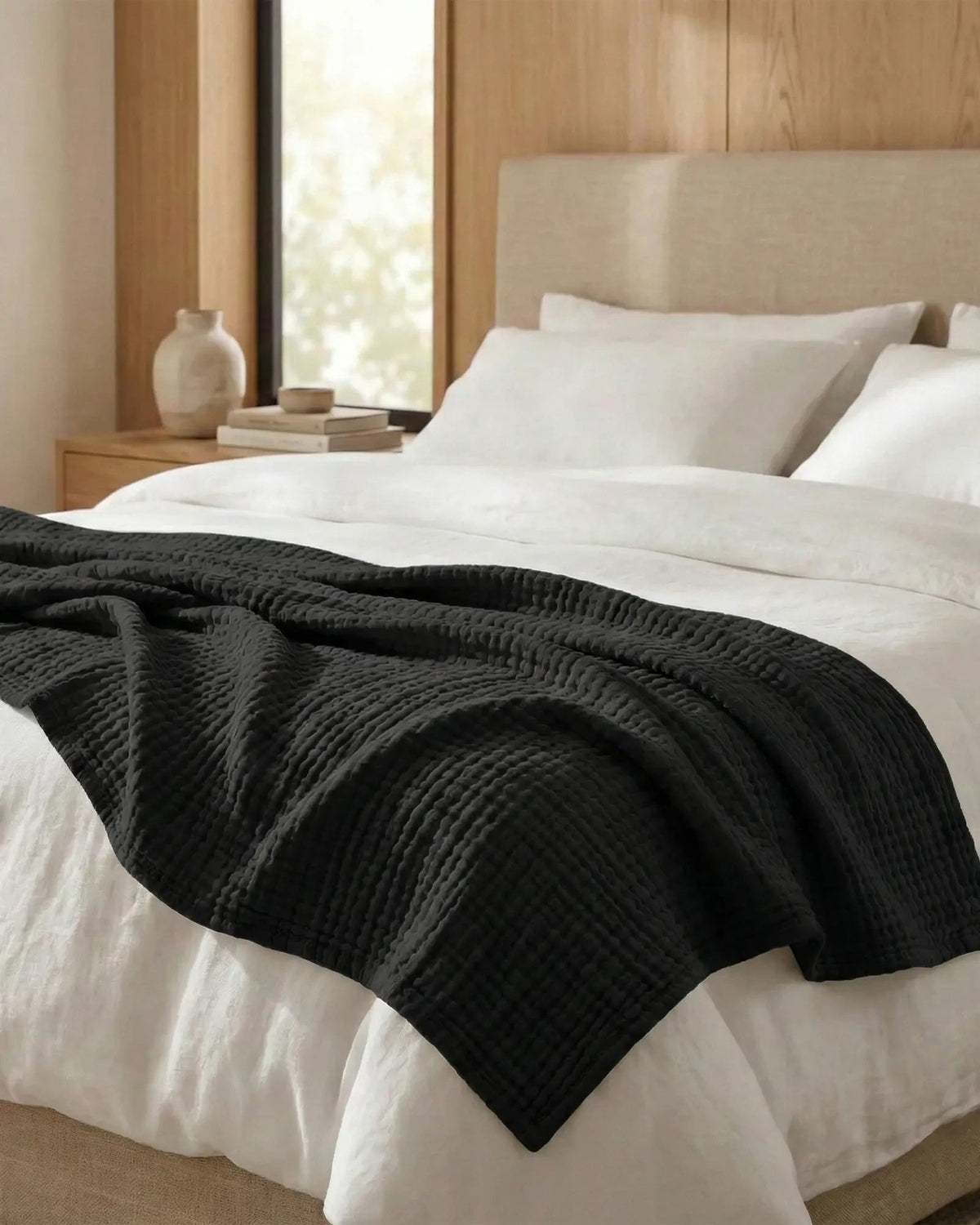 The Boreal Monogrammed Muslin Blanket