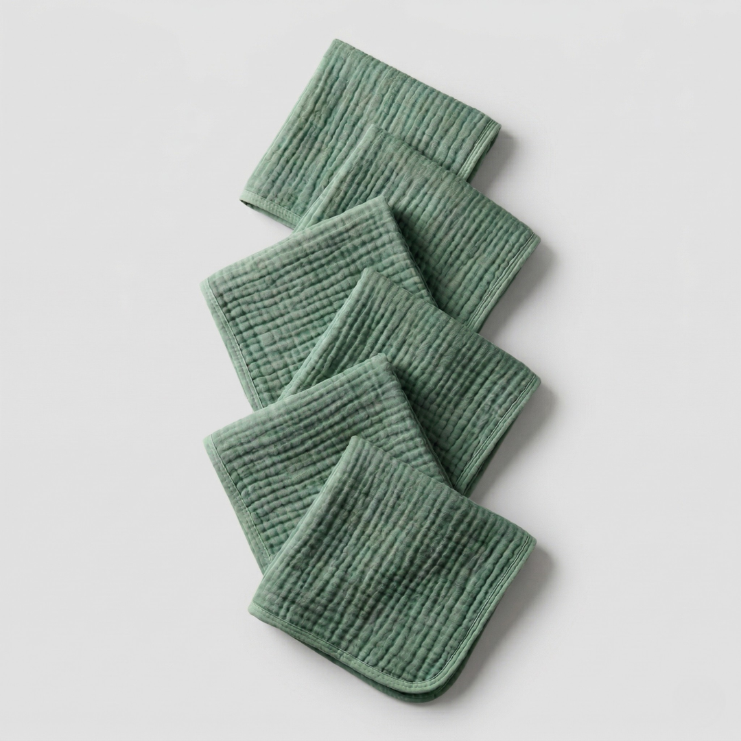 The Boreal Muslin Face Towels – 6-Pack