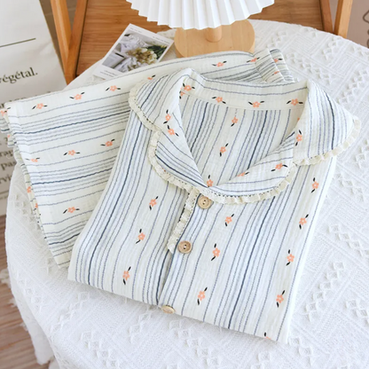 Bloom Short Muslin Pajama Set