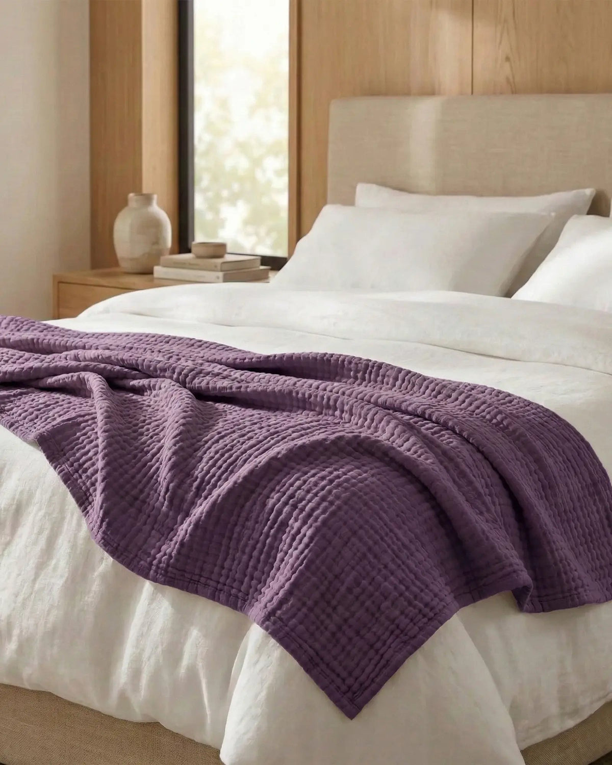 The Boreal Monogrammed Muslin Blanket