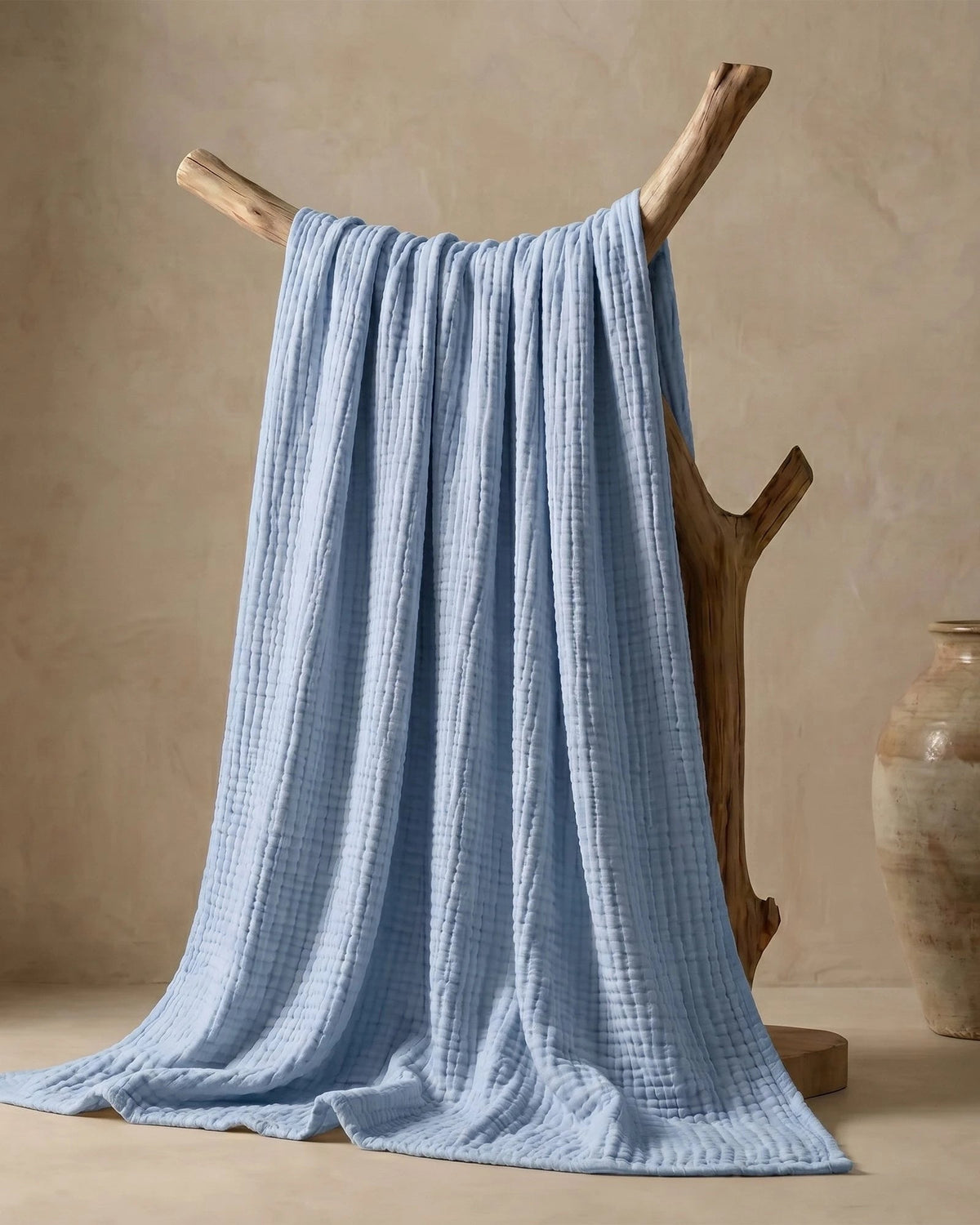 The Boreal Monogrammed Muslin Blanket