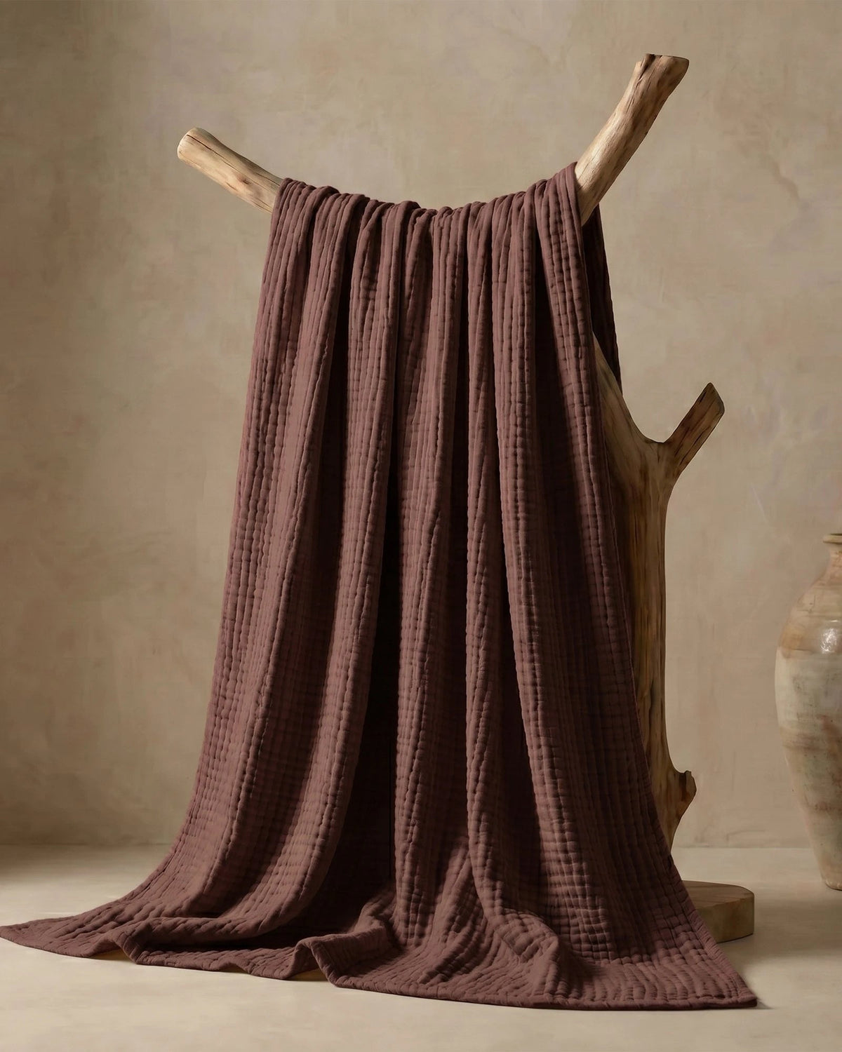 The Boreal Monogrammed Muslin Blanket