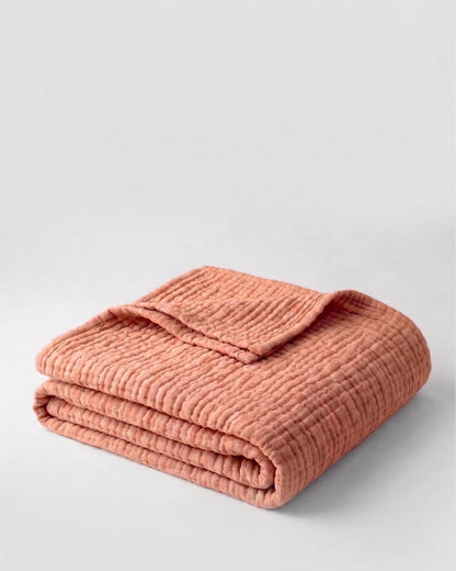 The Boreal Monogrammed Muslin Blanket