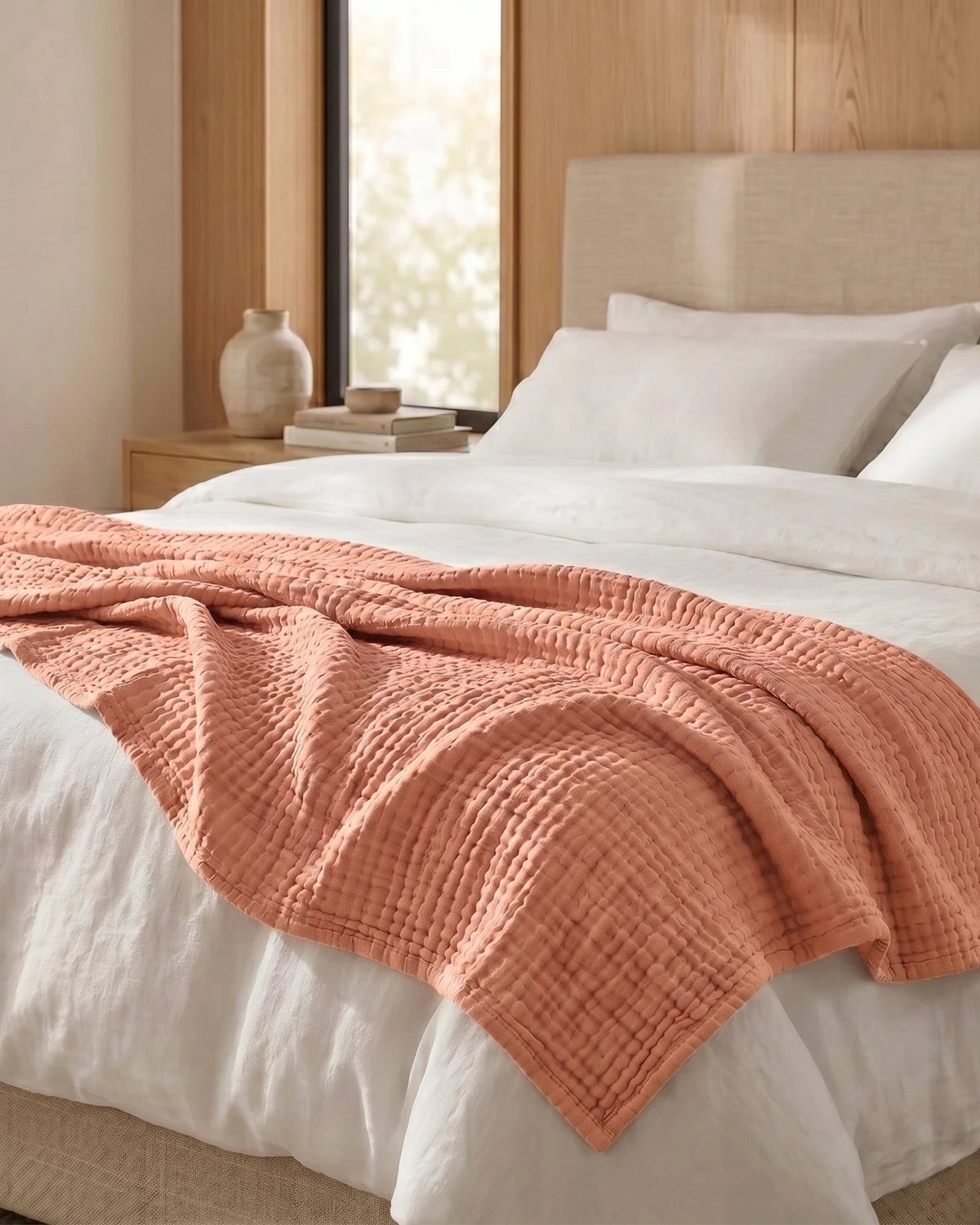 The Boreal Monogrammed Muslin Blanket